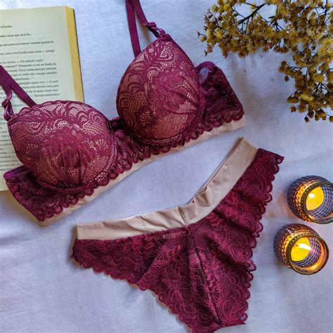 Conjunto Lingerie Hibisco Bojo Di Loretti Lingerie Moda Praia