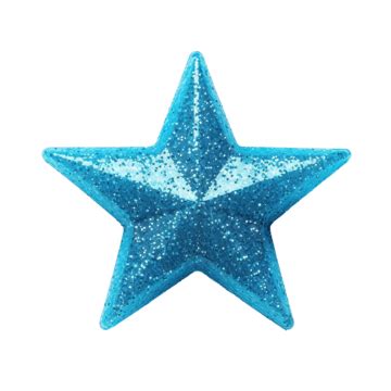 Blue Glitter Star Star Sparkles Glitter Png Transparent Image And