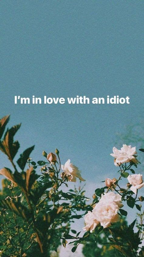 White Rose Flower And Love Quotes I Am In Love With An Idiot