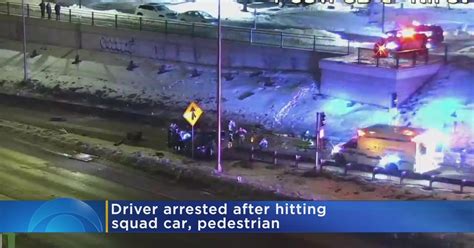Driver strikes Minneapolis Police squad vehicle and pedestrian while ...