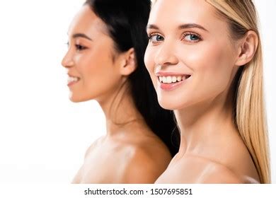Selective Focus Smiling Naked Blonde Woman 스톡 사진 1507695851 Shutterstock