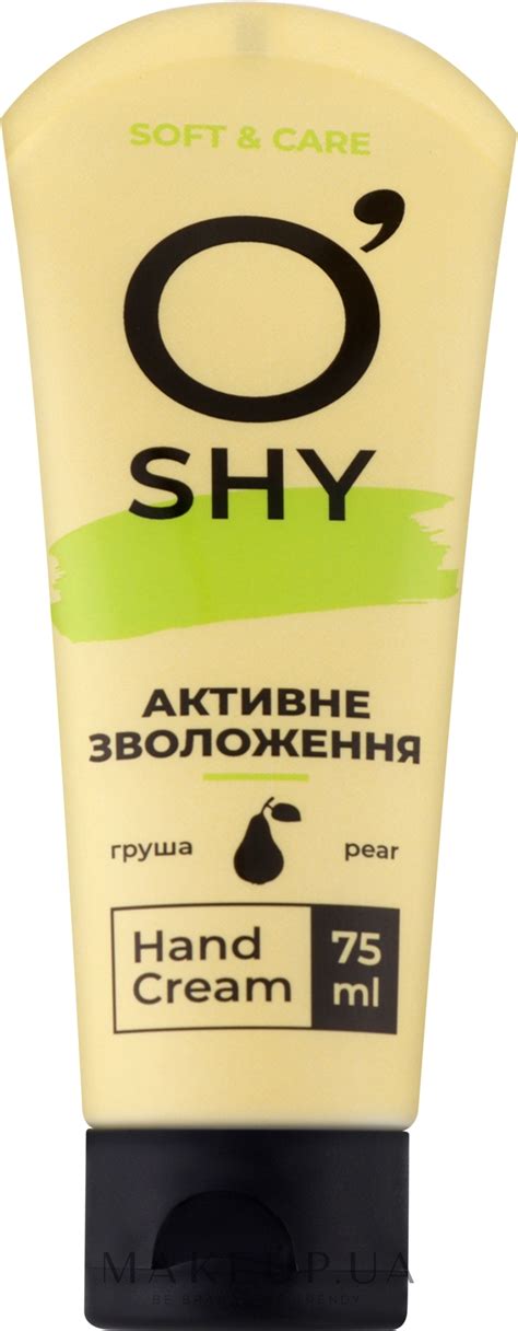 O'shy Soft & Care Hand Cream - Крем для рук "Активное увлажнение ...