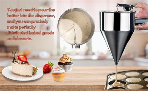 Amazon Mixiichilulo Stainless Steel Pancake Batter Dispenser