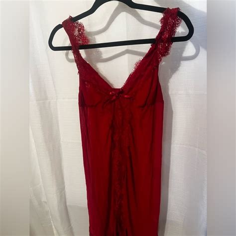 Intimates Sleepwear Vintage Red Lingerie Poshmark