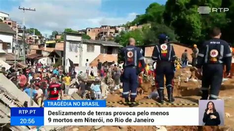 Deslizamento De Terras Provoca Nove Mortos Em Niterói No Rio De Janeiro