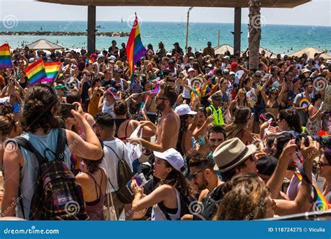 TEL AVIV ISRAEL JUNE 8 2018 Gay Pride Parade In Tel Aviv Israel Editorial Image Image Of
