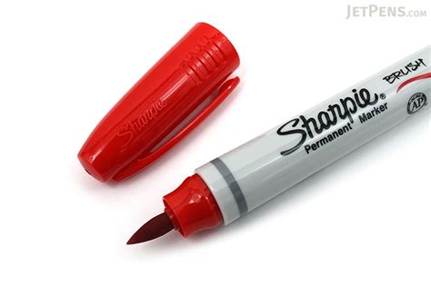 Sharpie Brush Tip Permanent Marker Red