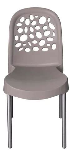 Cadeira Forte Pl Stico Deluxe P S Em Alum Nio Nude Mercadolivre