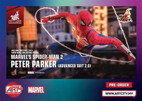 Hot Toys Peter Parker Advanced Suit Th Scale Hobbies Toys Toys Games On Carousell