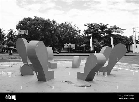 Pangandaran West Java Indonesia 30 October 2022 Black And White