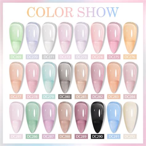 Ready Stockmtssii Jelly Nail Gel Polish Nude Color Nail Art Gel Ml Shopee Philippines