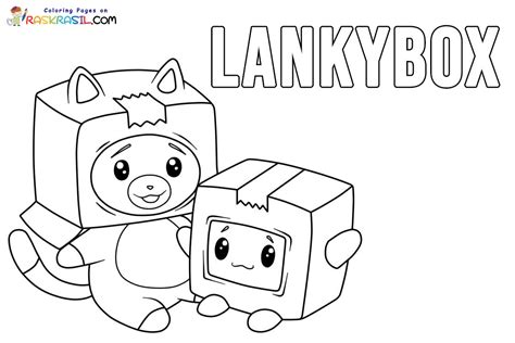 LankyBox Coloring Pages | Coloring pages, Detailed coloring pages, Easy ...