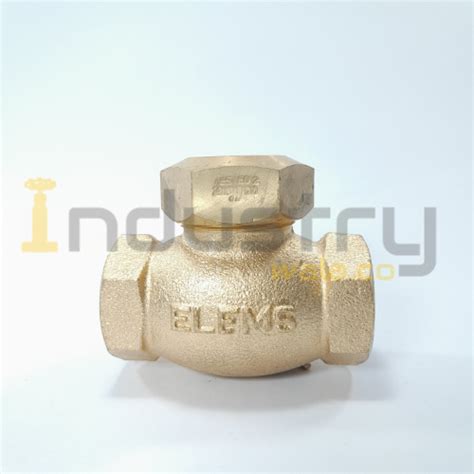 Gun Metal Brass Horizontal Check Valve Isi Marked Screwed Flange End Industrywala