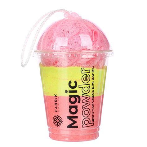 Смесь для ванны шипучая Magic powder + мочалка, в ассортименте (937-138 ...