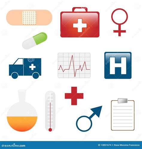 Icone Mediche Immagine Stock Editoriale Illustrazione Di Alcool 13851674