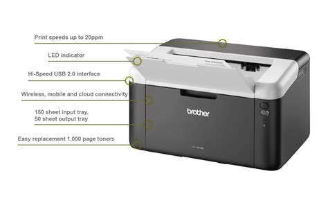Brother Hl 1212w Mono Laser Printer - Brother HL-1212W Mono Laser Printer | PC Connected & Wireless | Print ...
