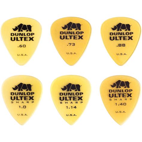 Dunlop PVP109 Pick Ultex Variety 6 Pack Musician S Friend