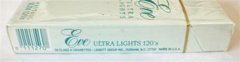 Eve Ultra Lights S Menthol Slim Wi Stamp Vintage American