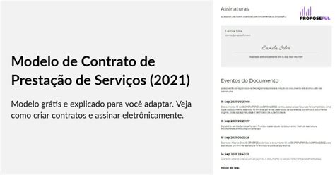 Contrato De Presta O De Servi Os Modelo Gr Tis E Como Assinar