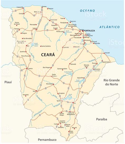Ceará Fica Em Qual Estado - Mapa do Estado do Ceará
