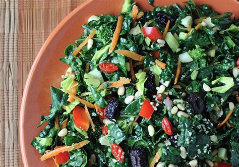 Raw Kale Salad Recipe Eat Your Greens In A Raw Kale Salad