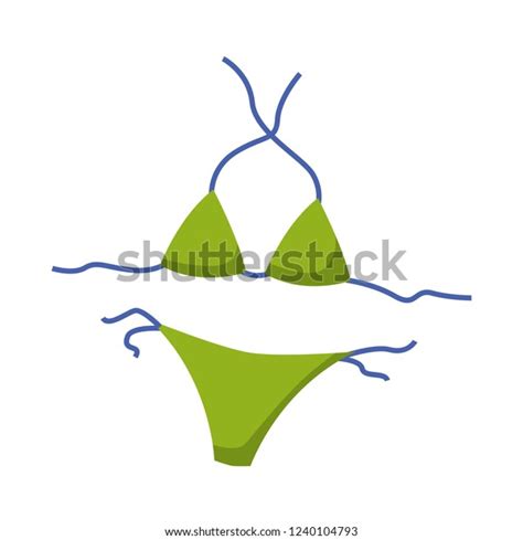 Vector Woman Bikini Illustration Lingerie Fashion Stock Vector Royalty Free