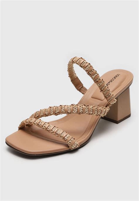 Tamanco Couro Loucos E Santos Tressê Nude Compre Agora Dafiti Brasil