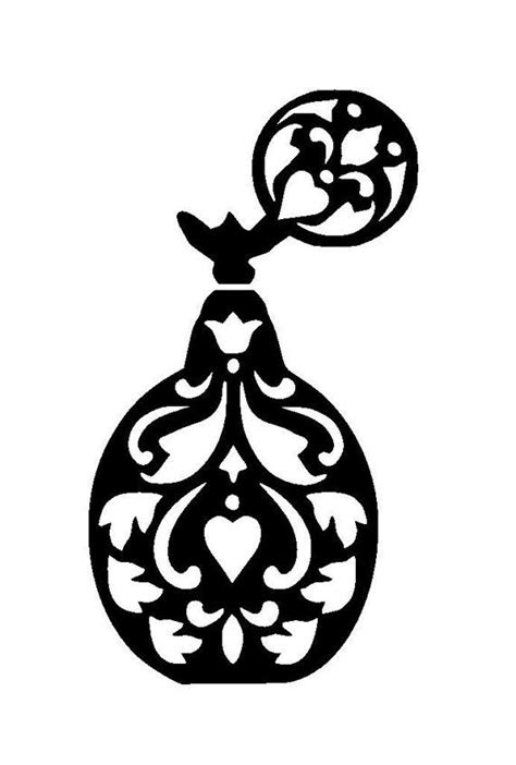 66 Vintage Perfume Bottle Stencil And Template Perfume Antiguo