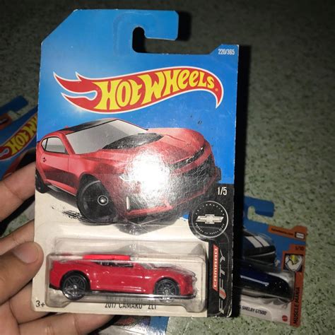 Hot Wheels Muscle Set Mustang Camaro Dodge Challenger Hellcat Hobbies Toys Toys