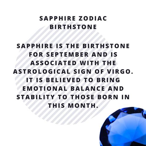 September Birthstone Sapphire: Color, Meaning, History, Healing ...