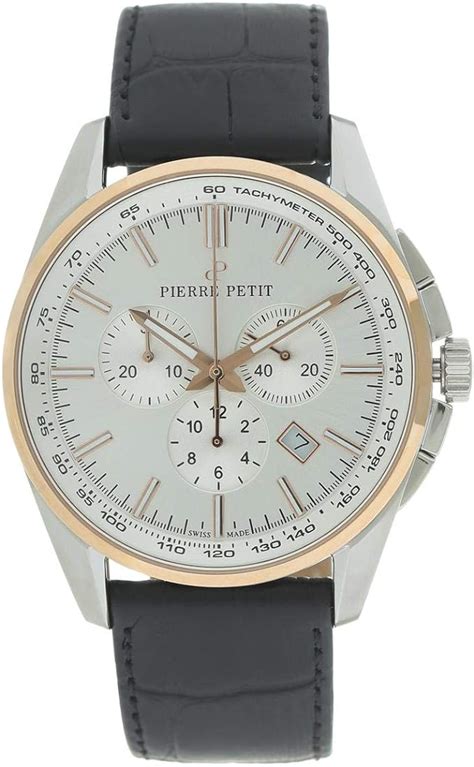 Pierre Petit Men's Casual Watch Leather Strap - P-858B: Buy Online at ...
