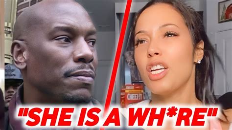 Tyrese Gibson Slaps Ex Wife For Her Comments Of Wanting Him Back Youtube