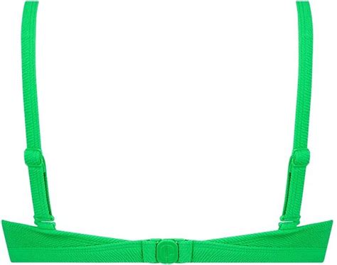 Ten Cate Bikini Top Triangle Padded Wired Bright Green Relief Bol