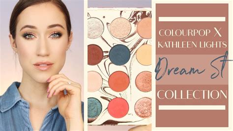 Colourpop X Kathleen Lights Dream St Collection Tutorial Swatches