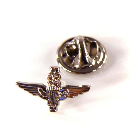 Small Nickel Parachute Regiment Lapel Badge The Airborne Shop