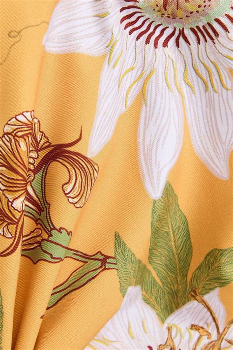 Agua By Agua Bendita Claude Pasiflora Tie Detailed Floral Print Bikini