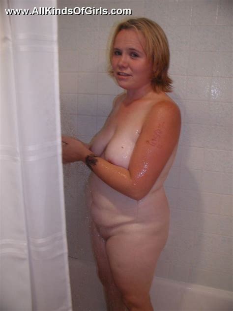 Bbw Nude In The Shower