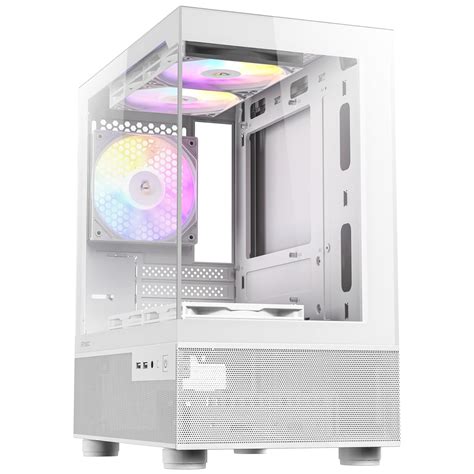 Amazon In Buy Antec Cx M Rgb Elite Pc Case Full View Tempered Glass