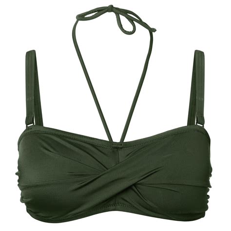 Bikini Top Overdele Wiki Bandeau Bikini Top Olive