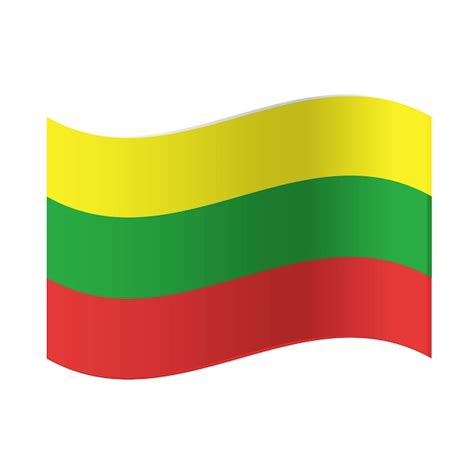 Premium Vector Lithuania Flag