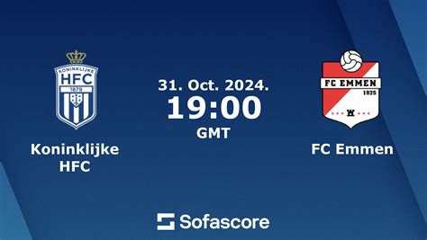Koninklijke Hfc Fc Emmen Live Uitslagen H2h En Opstellingen Sofascore
