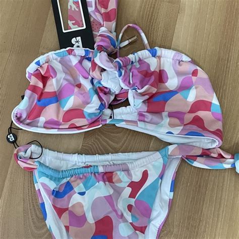 Blackbough Bikini L Top S Bottom Adjustable No Depop