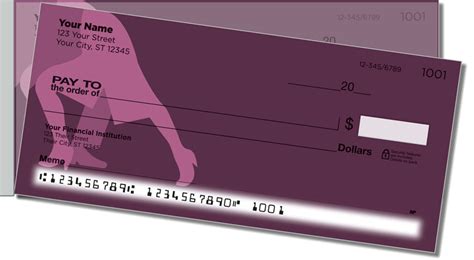 Ballroom Dancing Side Tear Personal Checks - Elzune