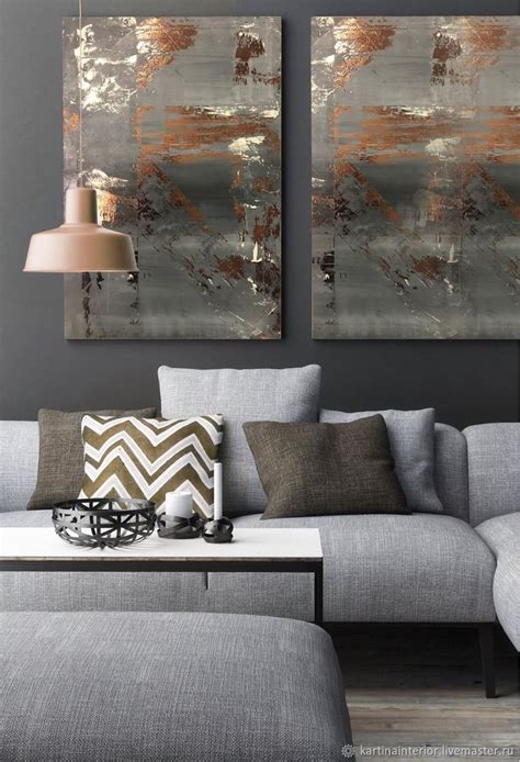 Картины: картины для мужчин `Абстрактный диптих` | Home decor ...