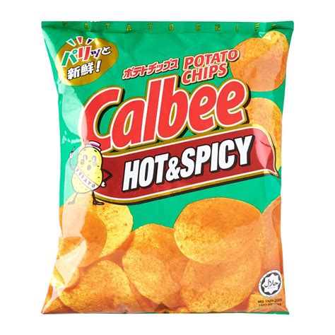 Calbee Hot And Spicy Potato Chips G Shopee Singapore