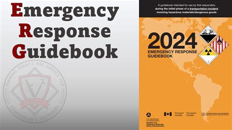 Emergency Response Guidebook 2024 Update Youtube