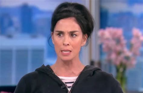 The View In Review Sarah Silverman Doesnt Feel Scared After The