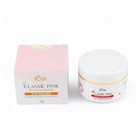 Gel Classic Nude Glitter Sachê g Vólia Cosméticos