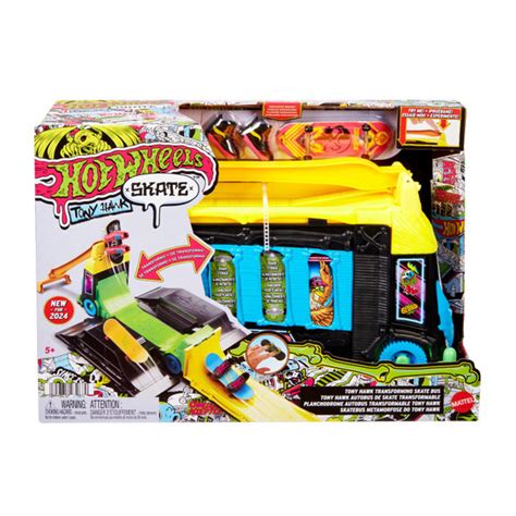 Coffret Bus Skatepark Tony Hawk Hot Wheels Mattel King Jouet Jeux de récréation Mattel