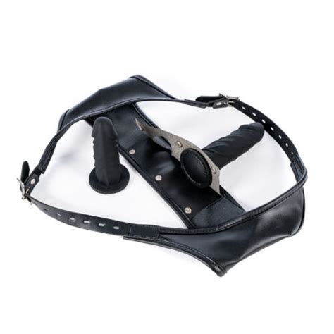Womens Bdsm Sex Toy Double Dildo Strap On Penis Cock Underwear Panty Thong Kink Ebay